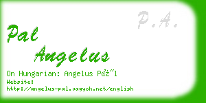 pal angelus business card